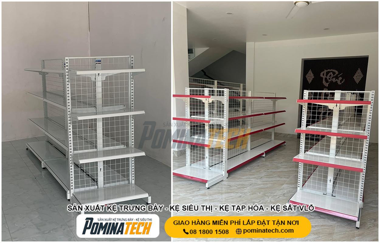 Kệ Siêu Thị Đôi Giữa Nhà