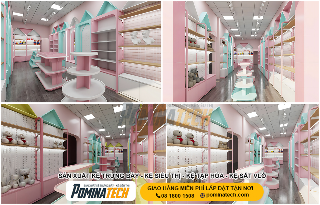 Báo Giá Kệ Tạp Hóa Mới Nhất 2026 - Lắp Đặt Nhanh, Bền Đẹp