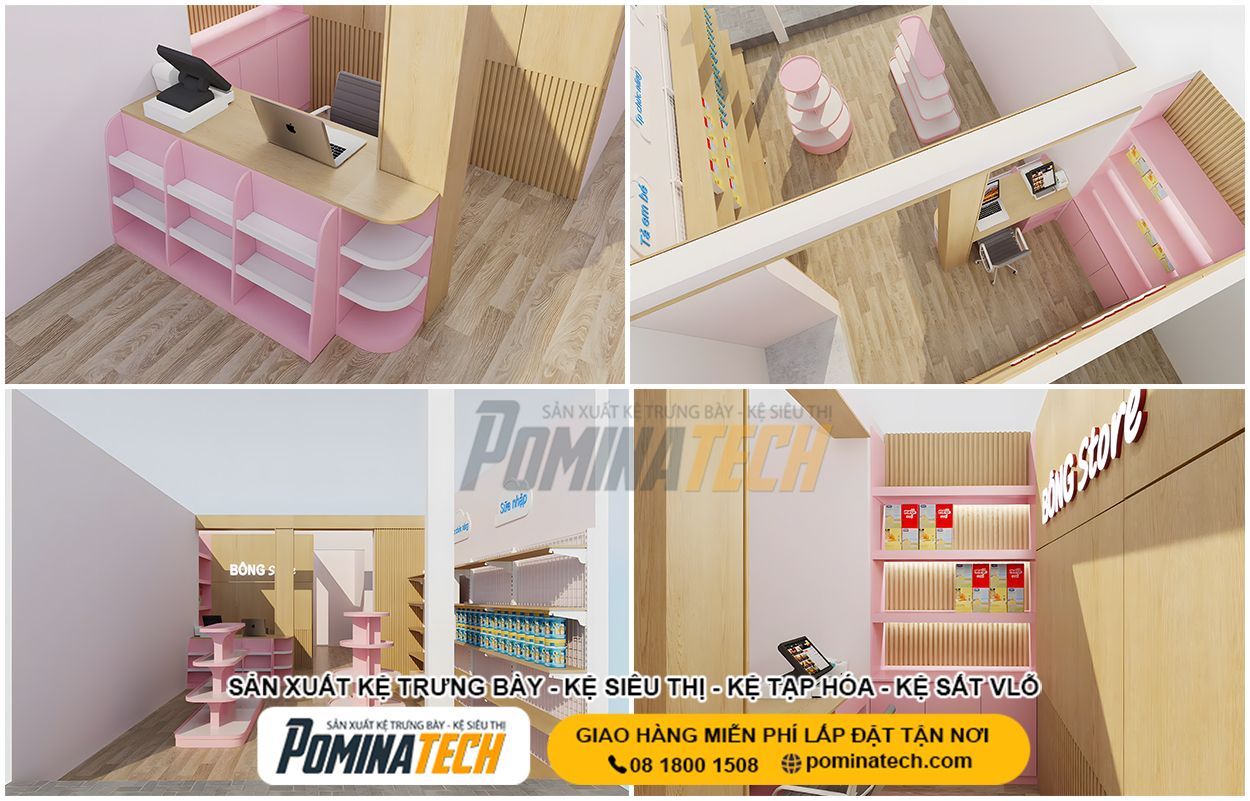 Báo Giá Kệ Tạp Hóa Mới Nhất 2026 - Lắp Đặt Nhanh, Bền Đẹp