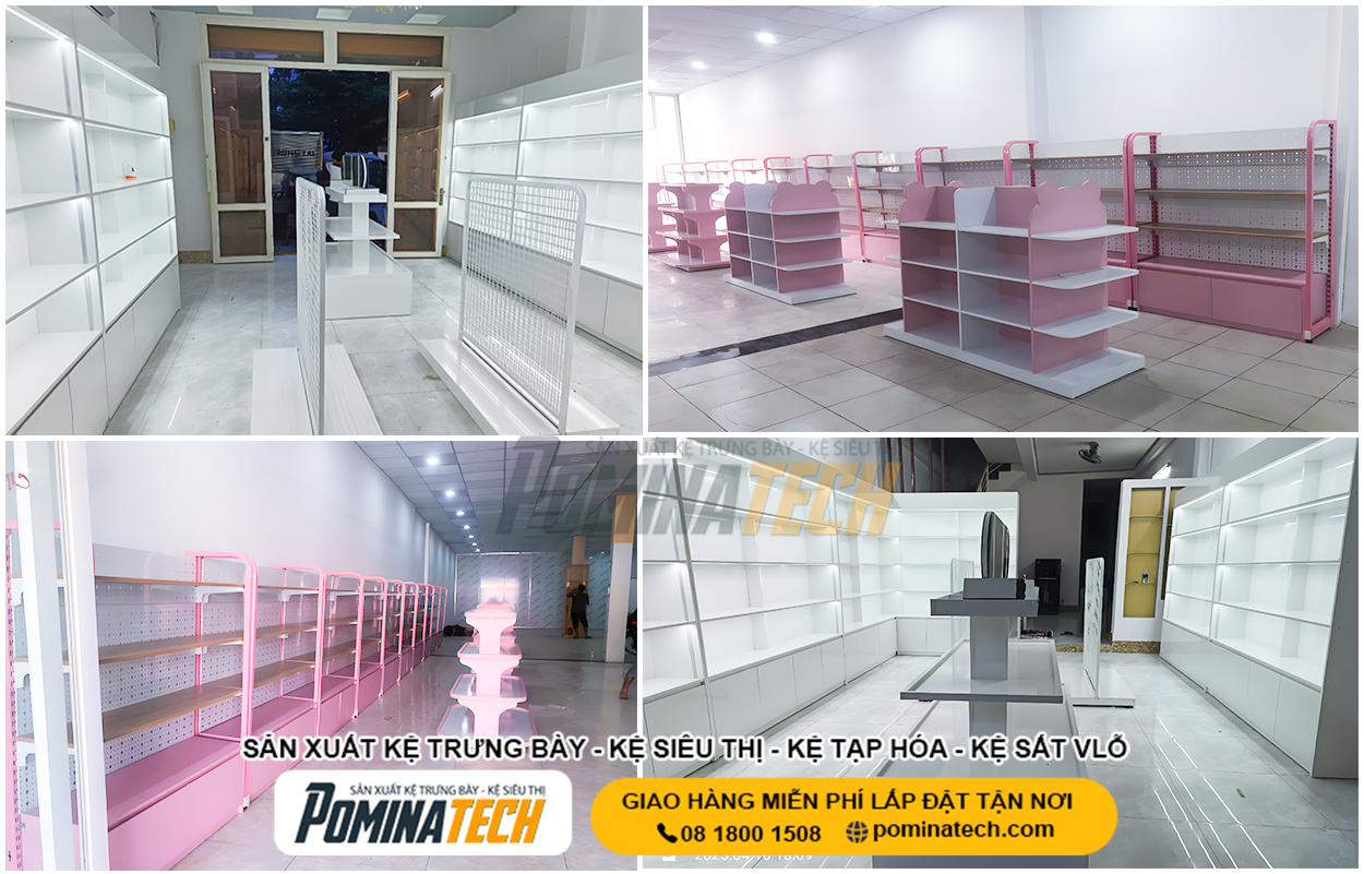 Báo Giá Kệ Tạp Hóa Mới Nhất 2026 - Lắp Đặt Nhanh, Bền Đẹp