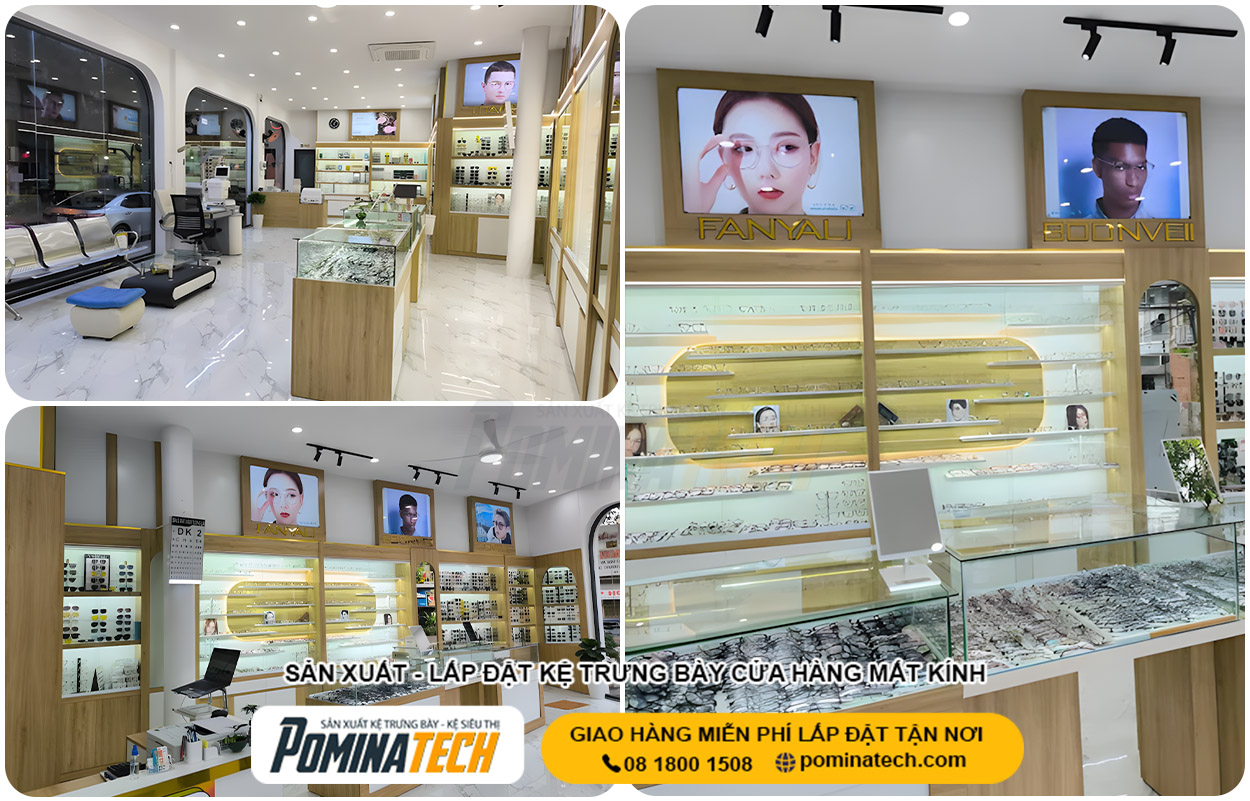 Báo Giá Thiết Kế Cửa Hàng Mắt Kính Mới Nhất - Tư Vấn Trọn Gói