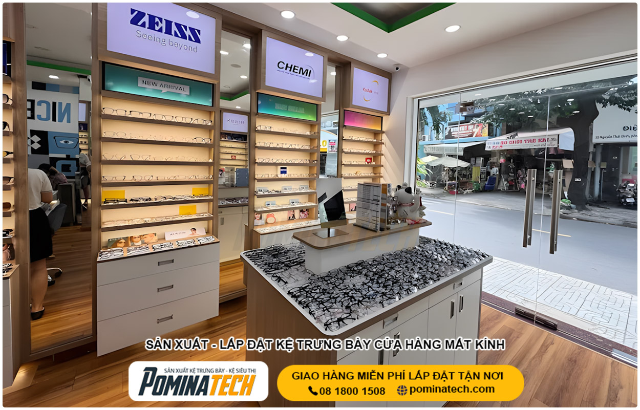 Báo Giá Thiết Kế Cửa Hàng Mắt Kính Mới Nhất - Tư Vấn Trọn Gói