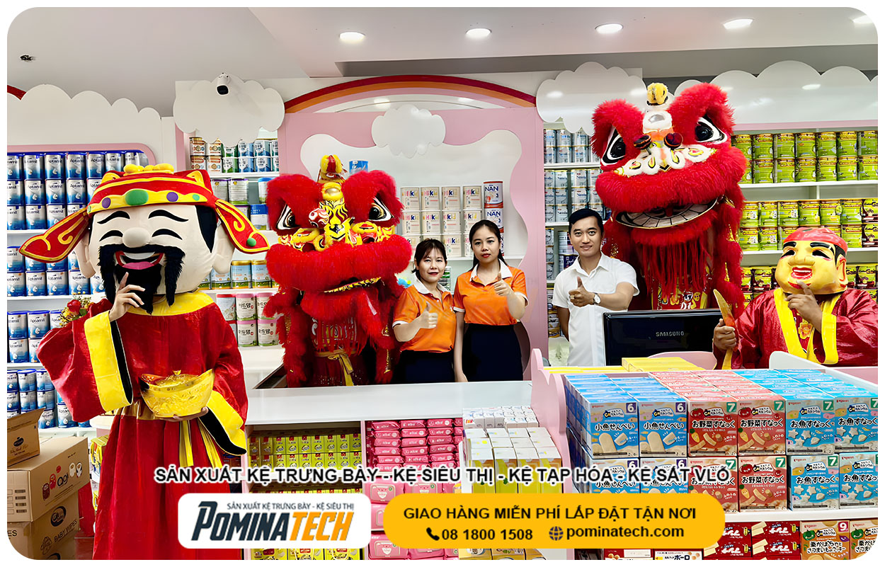 Báo Giá Thiết Kế Cửa Hàng Sữa Mới Nhất - Thi Công Trọn Gói