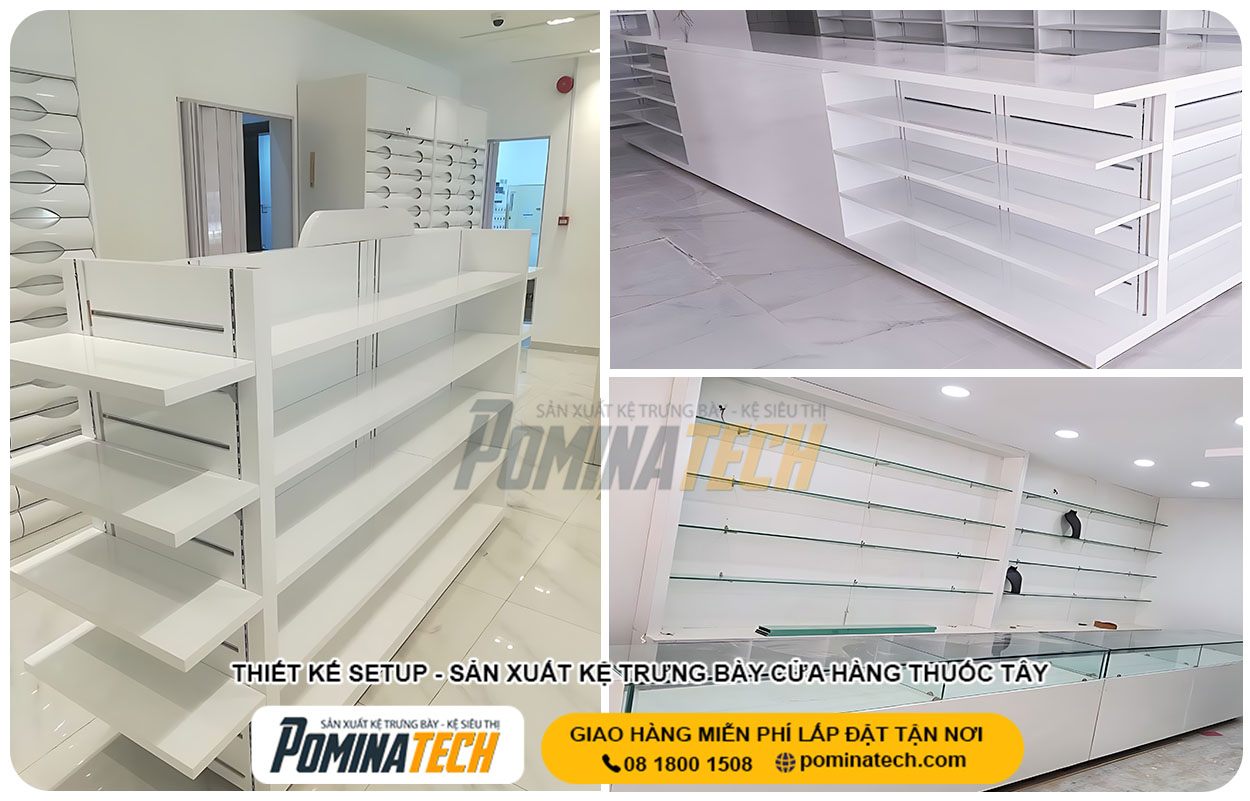 Báo Giá Thiết Kế Cửa Hàng Thuốc Tây Trọn Gói - Thi Công Nhanh, Đúng Chuẩn