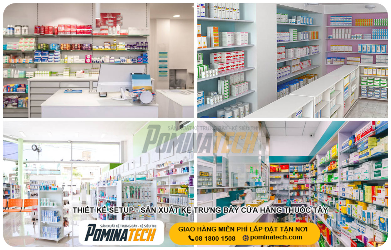 Báo Giá Thiết Kế Cửa Hàng Thuốc Tây Trọn Gói - Thi Công Nhanh, Đúng Chuẩn