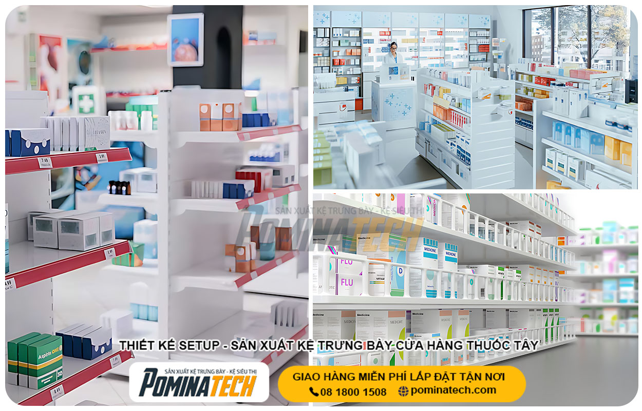 Báo Giá Thiết Kế Cửa Hàng Thuốc Tây Trọn Gói - Thi Công Nhanh, Đúng Chuẩn