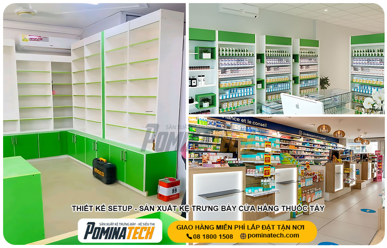 Báo Giá Thiết Kế Cửa Hàng Thuốc Tây Trọn Gói - Thi Công Nhanh, Đúng Chuẩn