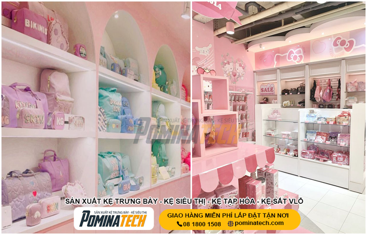 Kệ Trưng Bày Chuyên Dụng Cho Cửa Hàng Nên Chọn Loại Nào