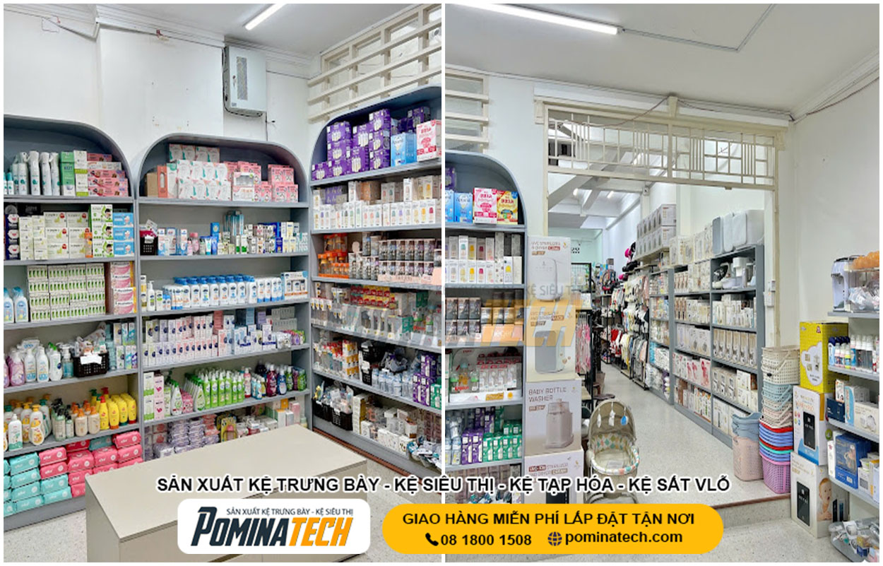 Kệ Trưng Bày Chuyên Dụng Cho Cửa Hàng Nên Chọn Loại Nào