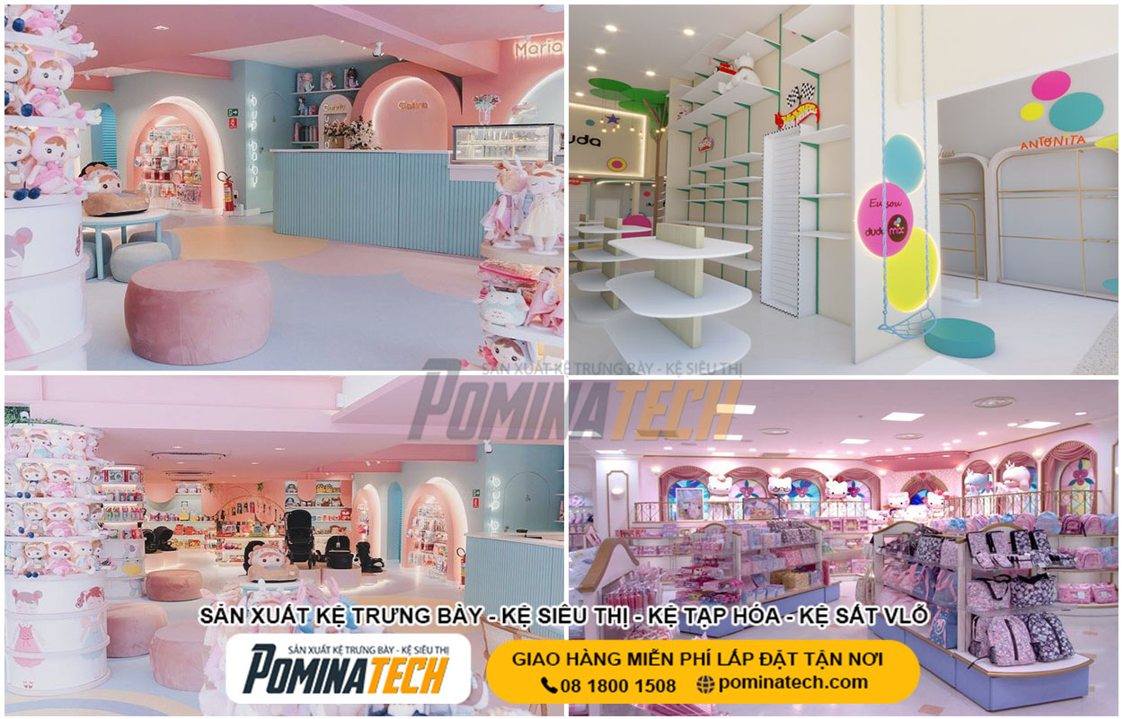 Kệ Trưng Bày Chuyên Dụng Cho Cửa Hàng Nên Chọn Loại Nào
