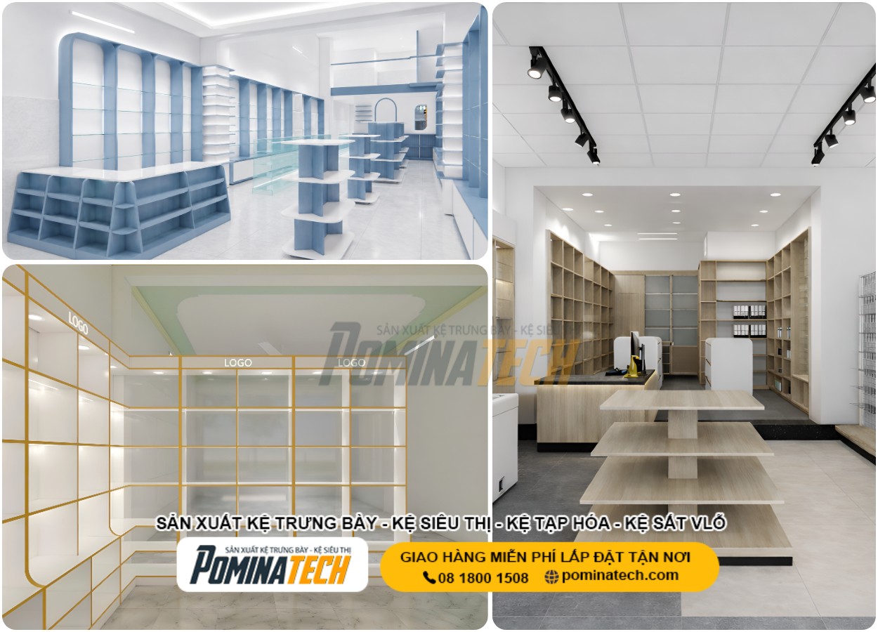 Kệ Trưng Bày Đẹp, Giá Tốt Cho Mọi Không Gian Cửa Hàng