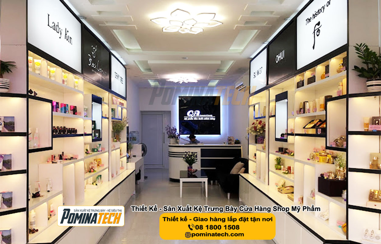 Kệ trưng bày mỹ phẩm tại An Giang - Kệ Shop mỹ phẩm