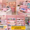 Kệ trưng bày mỹ phẩm tại Bến Cát - Kệ shop mỹ phẩm