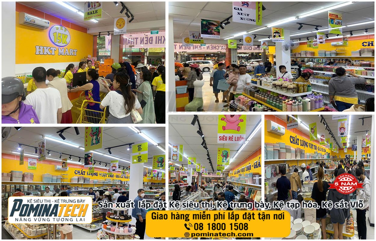 Lắp Đặt Kệ Siêu Thị Tại Trường Xuân Lâm Đồng