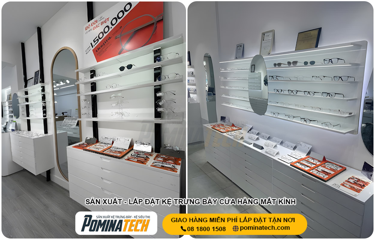 Thiết Kế Cửa Hàng Mắt Kính Chuẩn Xu Hướng - Tăng Doanh Thu Hiệu Quả