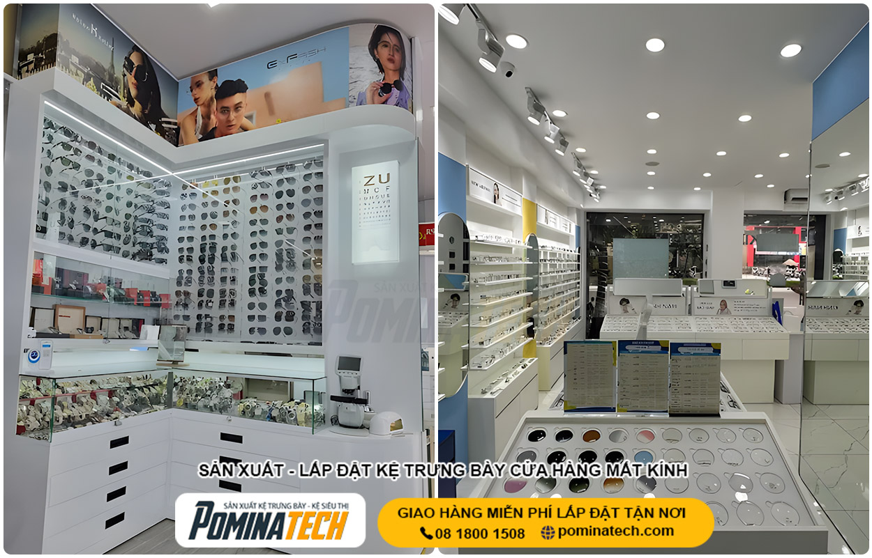 Thiết Kế Cửa Hàng Mắt Kính Chuẩn Xu Hướng - Tăng Doanh Thu Hiệu Quả
