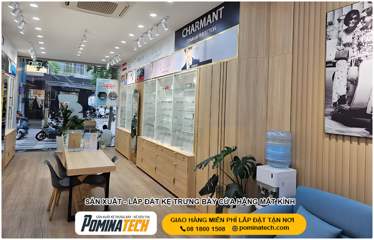 Thiết Kế Cửa Hàng Mắt Kính Nhỏ - Giải Pháp Tối Ưu Diện Tích & Chi Phí