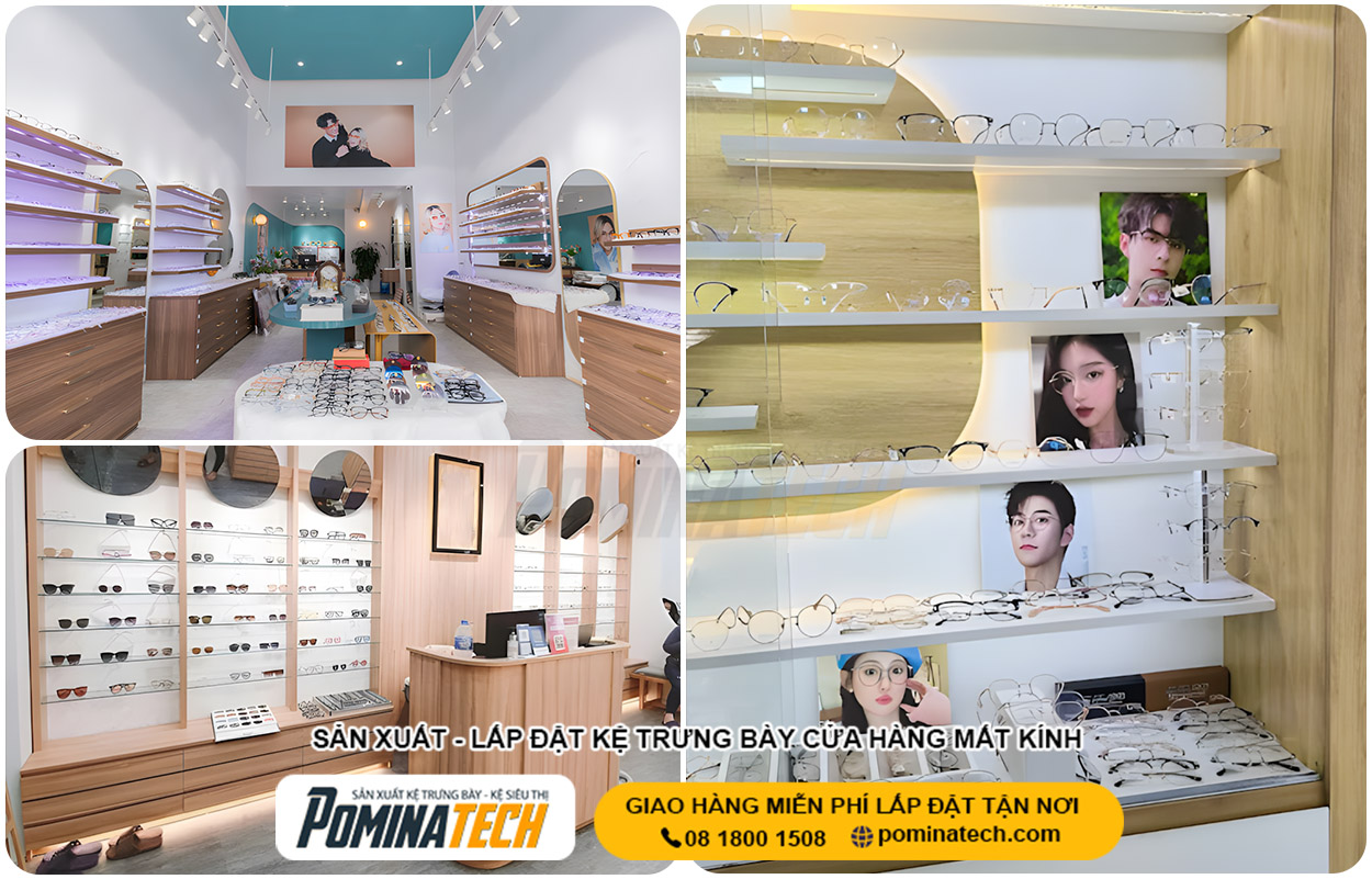 Thiết Kế Cửa Hàng Mắt Kính Nhỏ - Giải Pháp Tối Ưu Diện Tích & Chi Phí