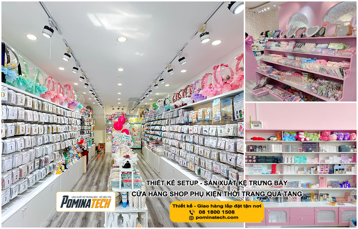Thiết Kế Cửa Hàng Phụ Kiện Đẹp  Giải Pháp Tối Ưu Không Gian Và Tăng Doanh Thu
