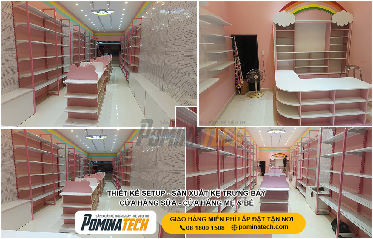 Thiết Kế Cửa Hàng Sữa Đẹp – Tối Ưu Không Gian Và Tăng Doanh Thu
