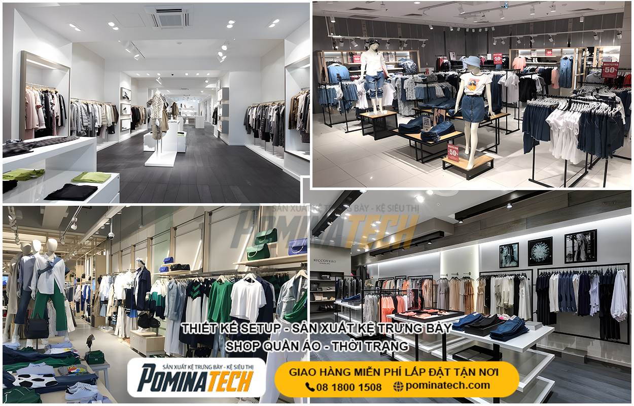 Thiết Kế Cửa Hàng Thời Trang Hiện Đại - Tối Ưu Không Gian Trưng Bày