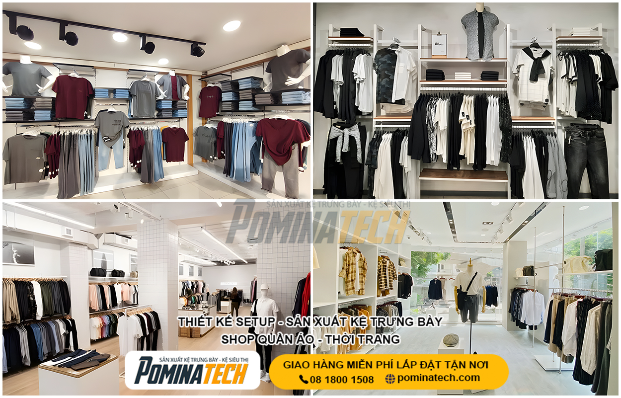 Thiết Kế Cửa Hàng Thời Trang Hiện Đại - Tối Ưu Không Gian Trưng Bày