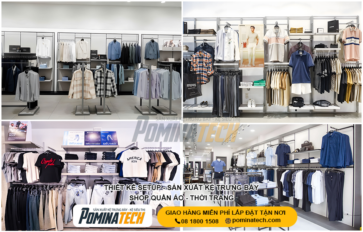 Thiết Kế Cửa Hàng Thời Trang Hiện Đại - Tối Ưu Không Gian Trưng Bày