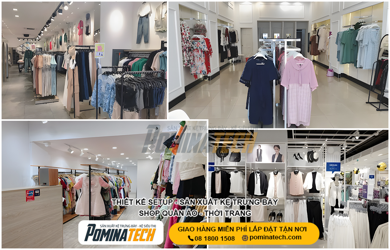 Thiết Kế Cửa Hàng Thời Trang Hiện Đại - Tối Ưu Không Gian Trưng Bày