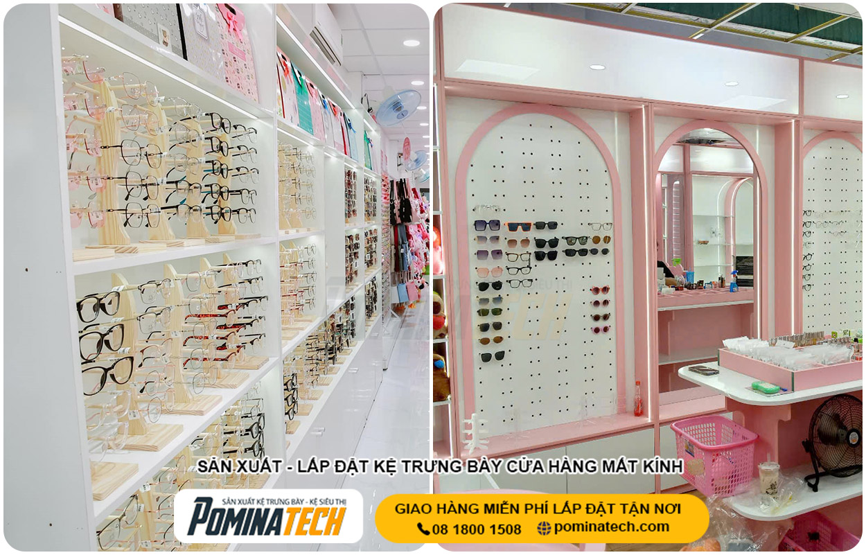 Thiết Kế Thi Công Cửa Hàng Mắt Kính Tại Định Quán Đồng Nai