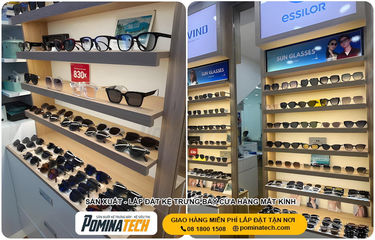 Thiết Kế Thi Công Cửa Hàng Mắt Kính Tại P. Vũng Tàu TP. HCM