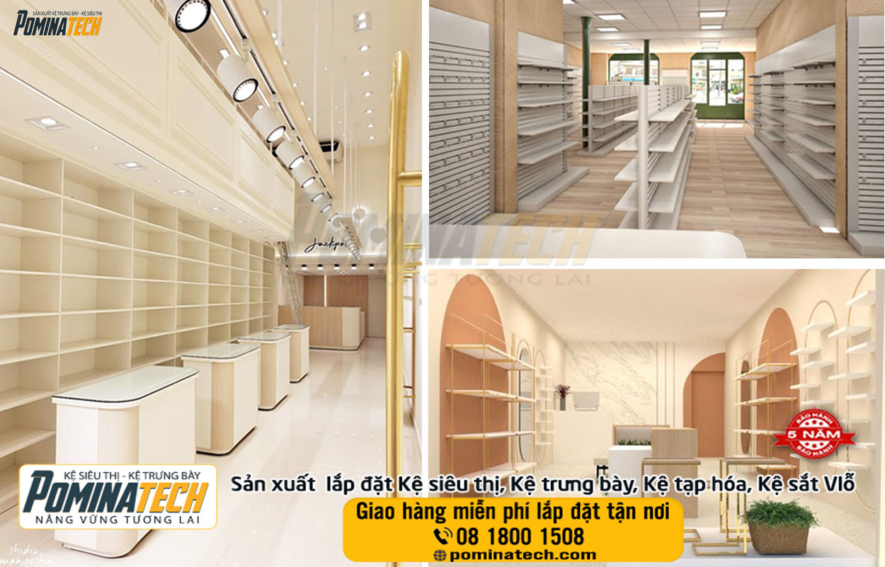 Thiết kế Setup Decor mở cửa hàng mỹ phẩm tại Cần Thơ