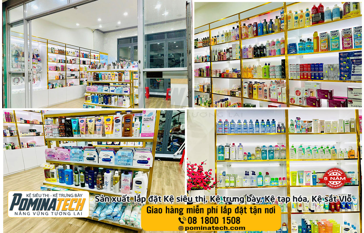 Thiết kế Setup Decor mở cửa hàng mỹ phẩm tại Lâm Đồng