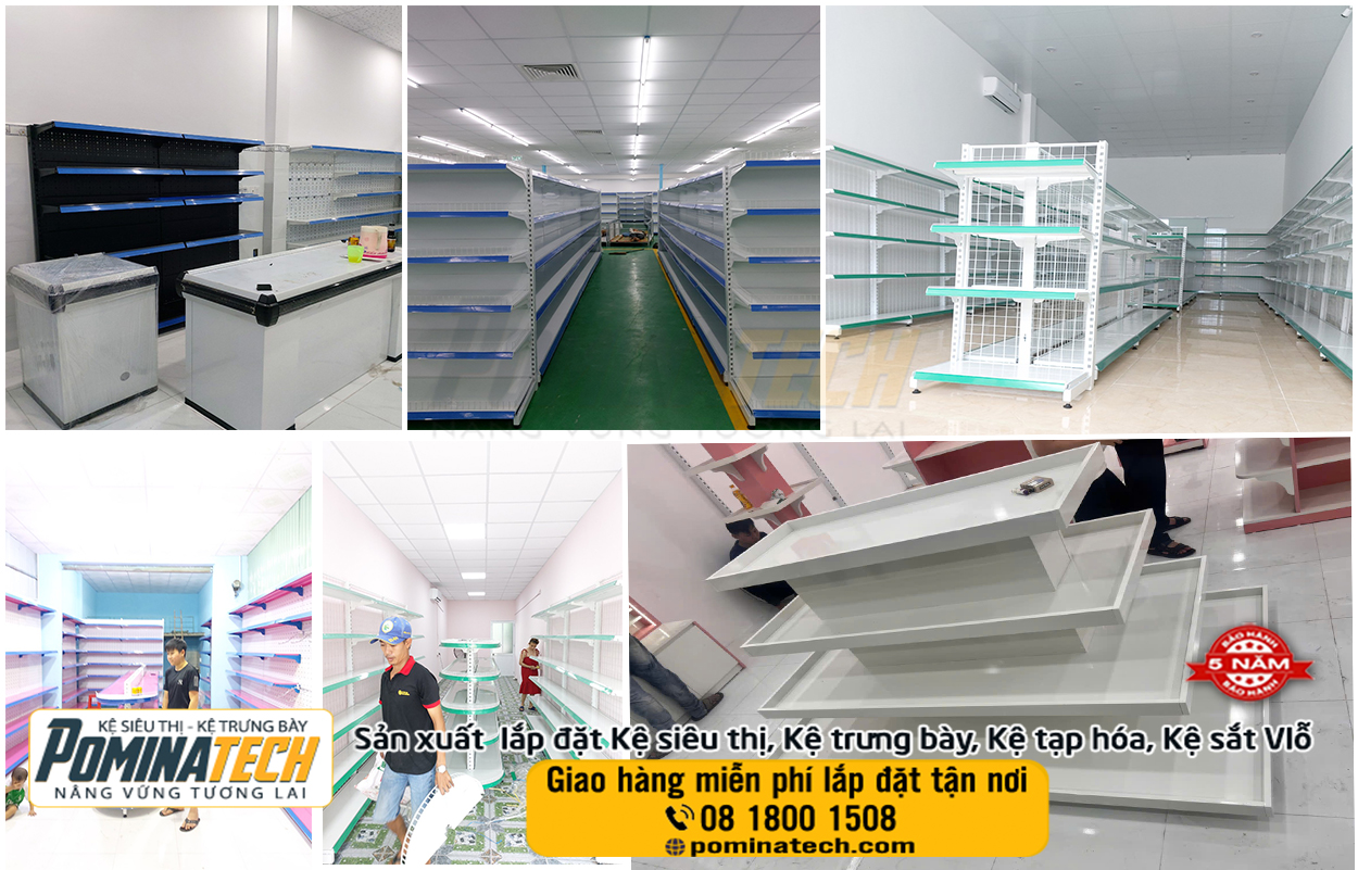 Lắp đặt cửa hàng siêu thị đồng giá tại Đồng Nai