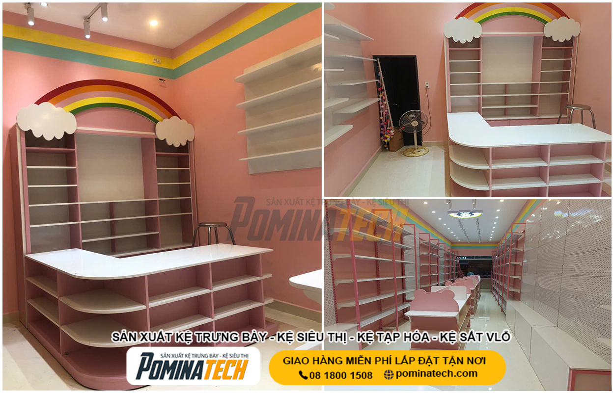 Top Mẫu Kệ Trưng Bày Được Ưa Chuộng Cho Cửa Hàng & Siêu Thị