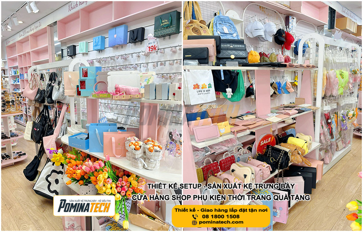 Top Mẫu Thiết Kế Cửa Hàng Phụ Kiện Nhỏ Đẹp, Bán Hàng Hiệu Quả