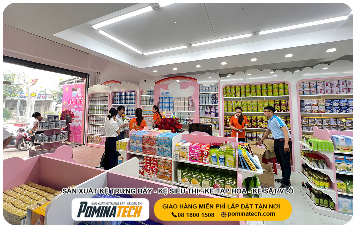 Top Mẫu Thiết Kế Cửa Hàng Sữa Đẹp, Hiện Đại, Dễ Bán Hàng