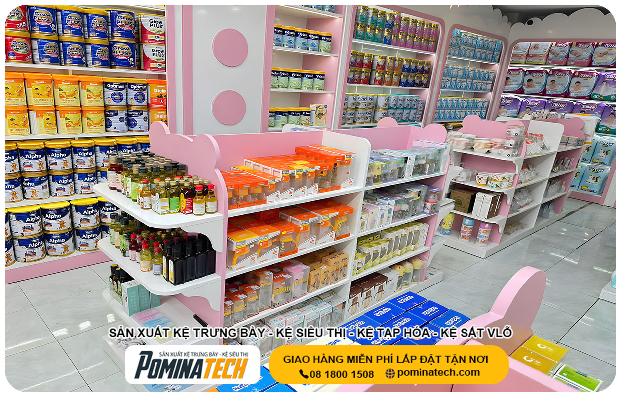 Top Mẫu Thiết Kế Cửa Hàng Sữa Đẹp, Hiện Đại, Dễ Bán Hàng