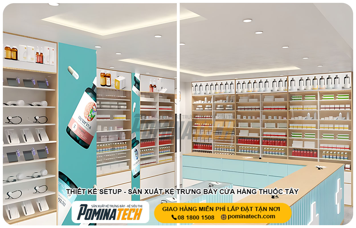 Top Mẫu Thiết Kế Cửa Hàng Thuốc Tây Được Ưa Chuộng Nhất Hiện Nay