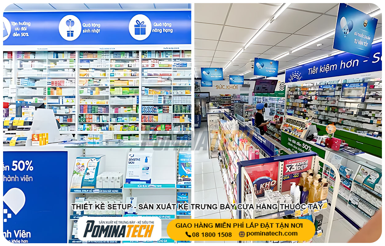 Top Mẫu Thiết Kế Cửa Hàng Thuốc Tây Được Ưa Chuộng Nhất Hiện Nay