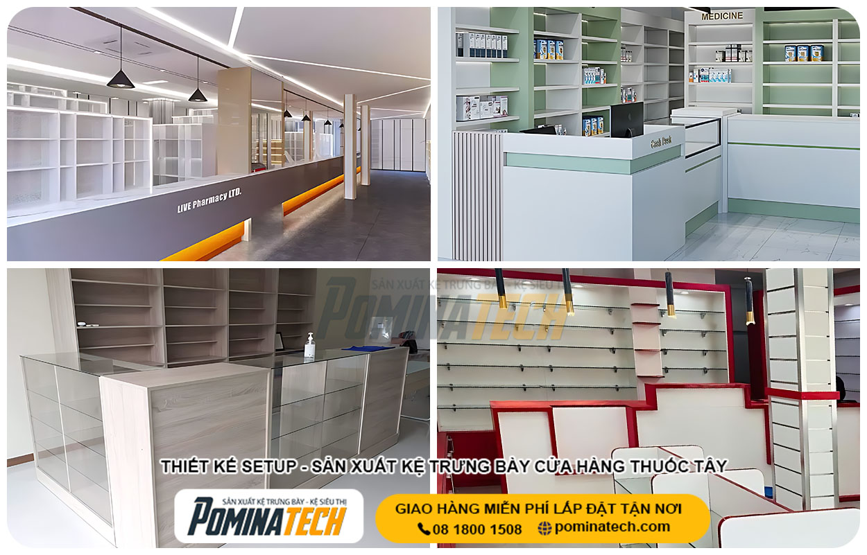 Top Mẫu Thiết Kế Cửa Hàng Thuốc Tây Được Ưa Chuộng Nhất Hiện Nay