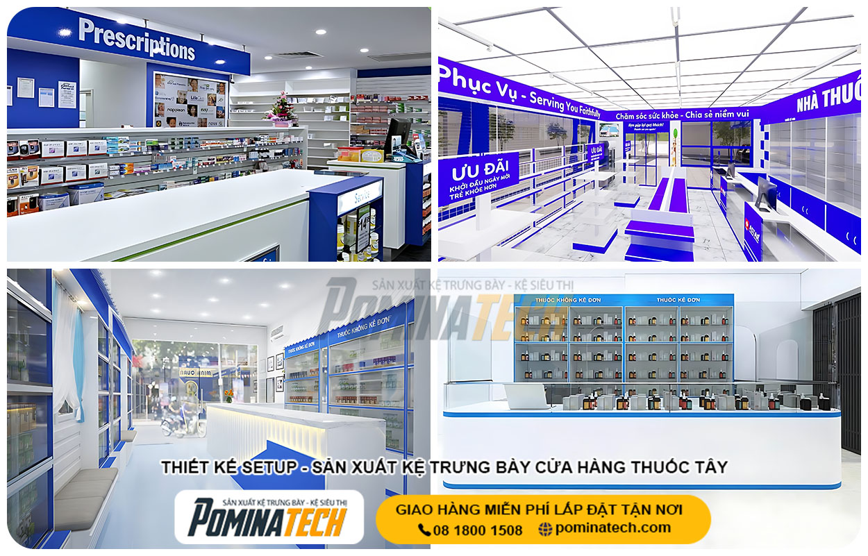 Top Mẫu Thiết Kế Cửa Hàng Thuốc Tây Được Ưa Chuộng Nhất Hiện Nay