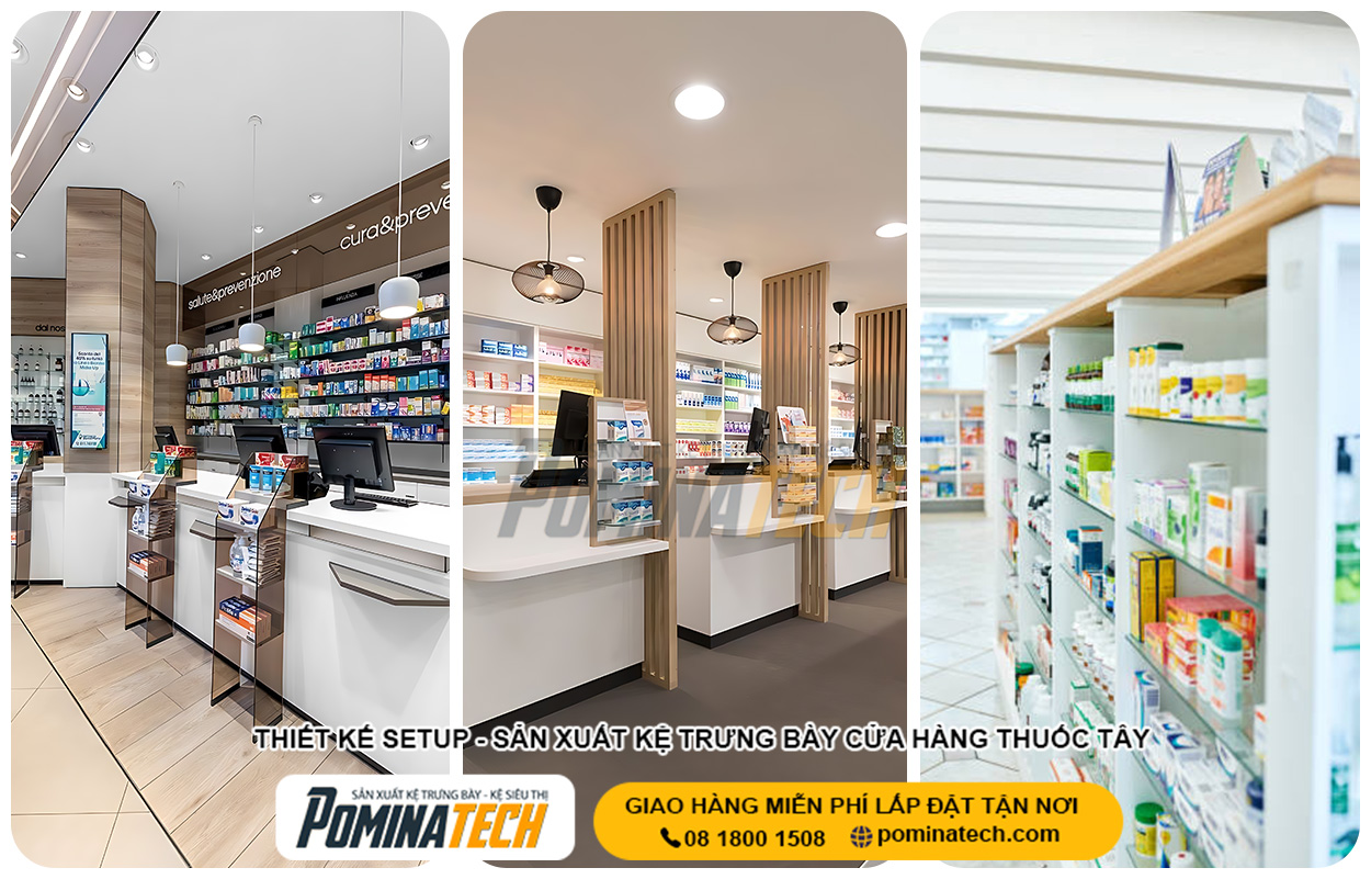 Top Mẫu Thiết Kế Cửa Hàng Thuốc Tây Được Ưa Chuộng Nhất Hiện Nay