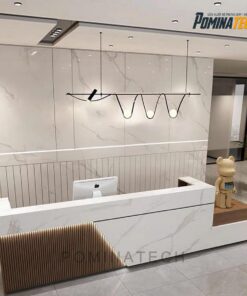 Bàn Lễ Tân Gỗ MDF Hiện Đại, Sang Trọng - Thiết Kế Tinh Tế Cho Văn Phòng