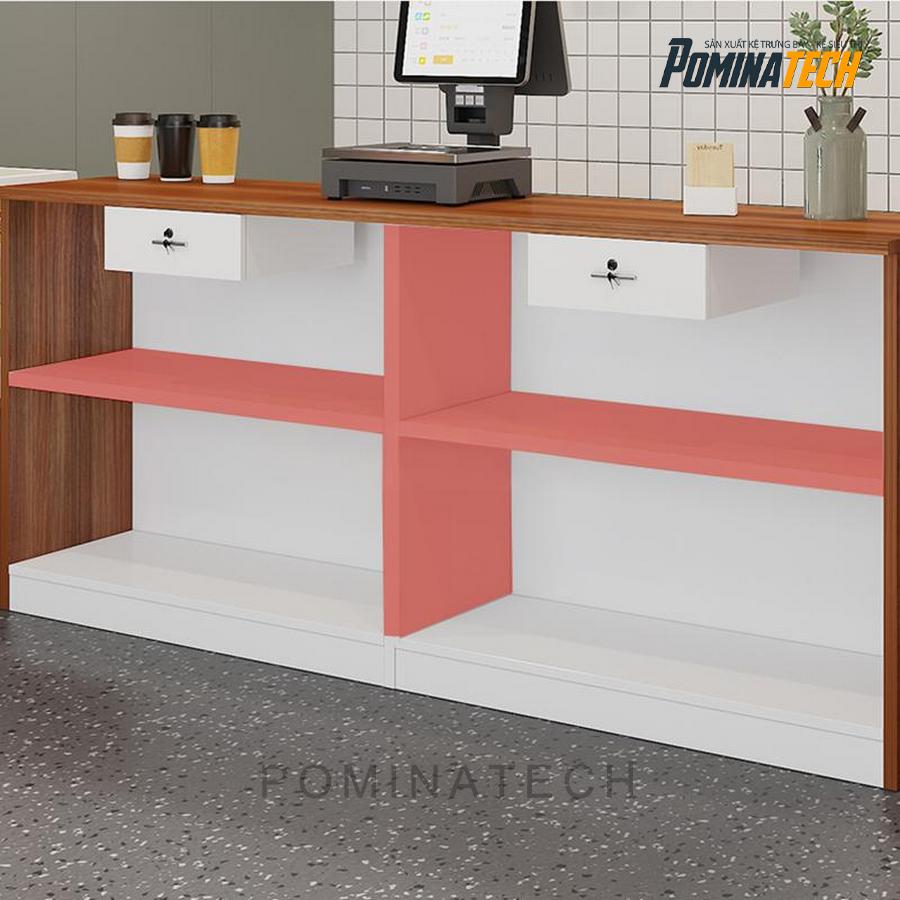 ban thu ngan hien dai Bàn Thu Ngân Hiện Đại, Quầy Tính Tiền Đẹp Mắt Cho Cửa Hàng Cà Phê, Trà Sữa Và Các Cửa Hàng Bán Đồ Uống