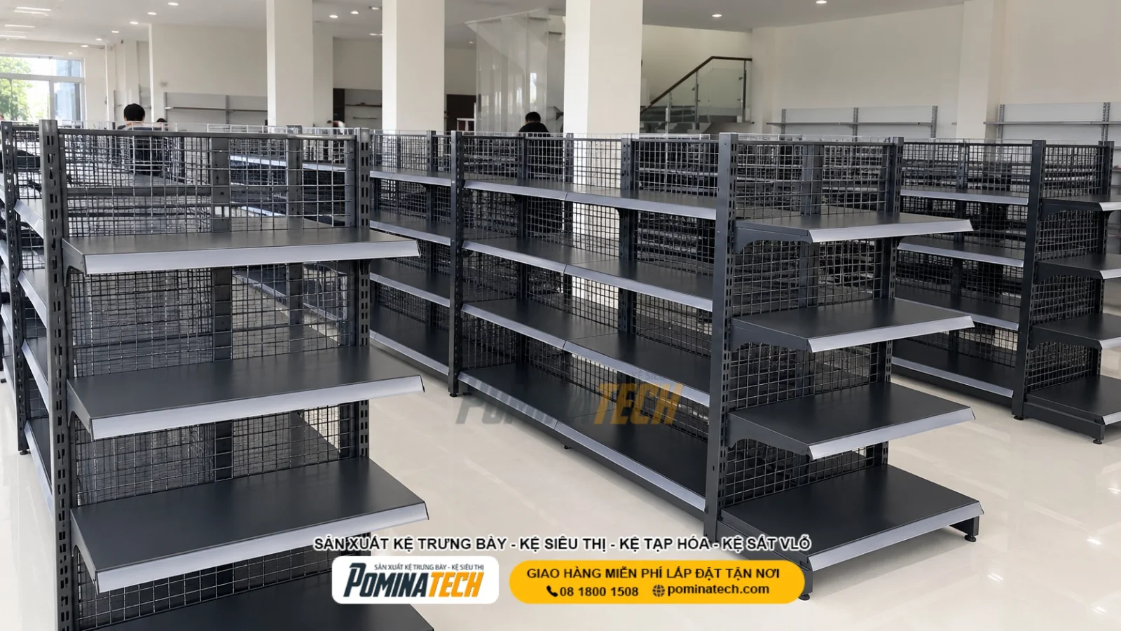 Các Mẫu Kệ Siêu Thị Mini Phổ Biến Cho Tạp Hóa, Minimart