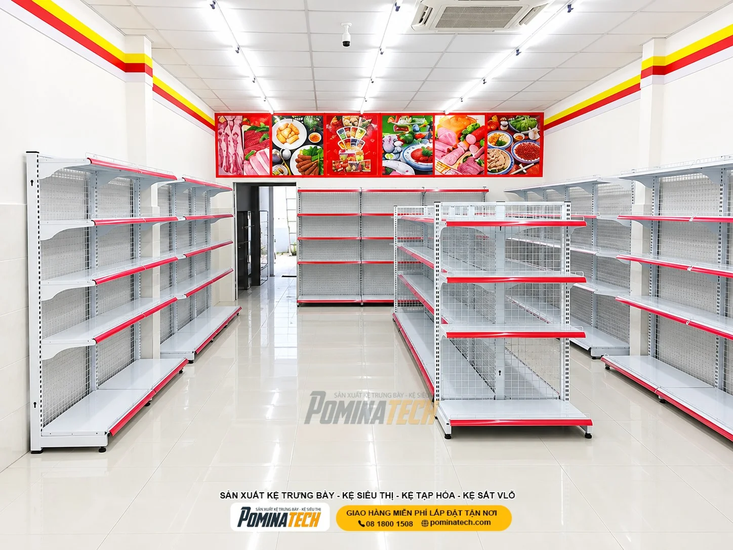 Cách kiểm tra độ dày tôn và kết cấu chịu lực của mâm kệ siêu thị