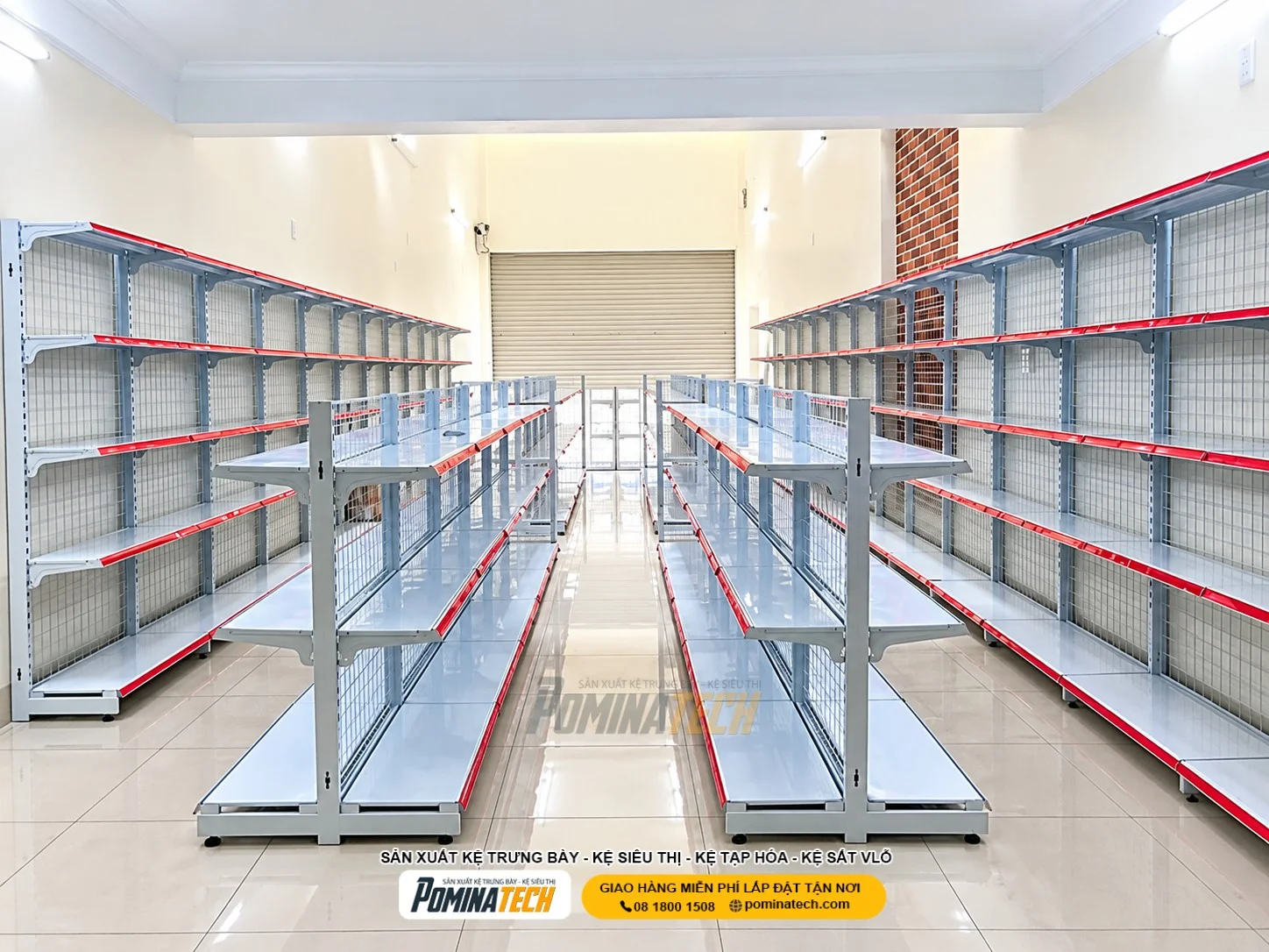 Cách lựa chọn độ sâu từng tầng kệ siêu thị để tăng hiệu quả trưng bày