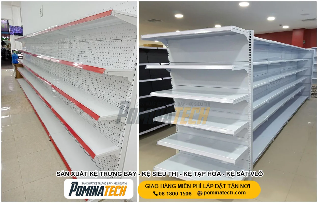 Giải pháp kệ trưng bày hàng hóa tối ưu cho siêu thị và cửa hàng bán lẻ