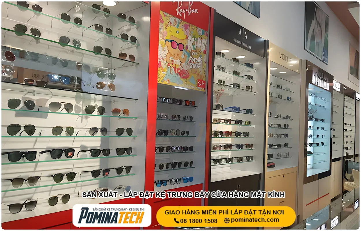 Gợi Ý Mẫu Thiết Kế Cửa Hàng Mắt Kính Đẹp Cho Chủ Shop