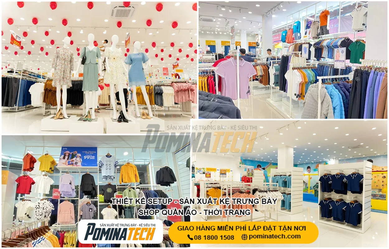 Gợi Ý Mẫu Thiết Kế Cửa Hàng Thời Trang Đẹp Cho Shop Quần Áo